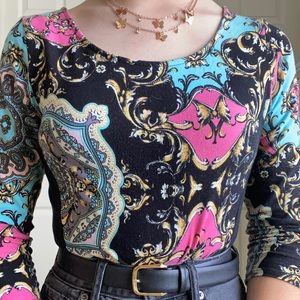 Multicolor bodycon dress